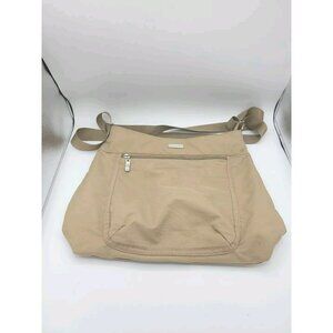 Baggallini Black Hobo Tote Crossbody Bag/Purse Khaki With Blue Lining